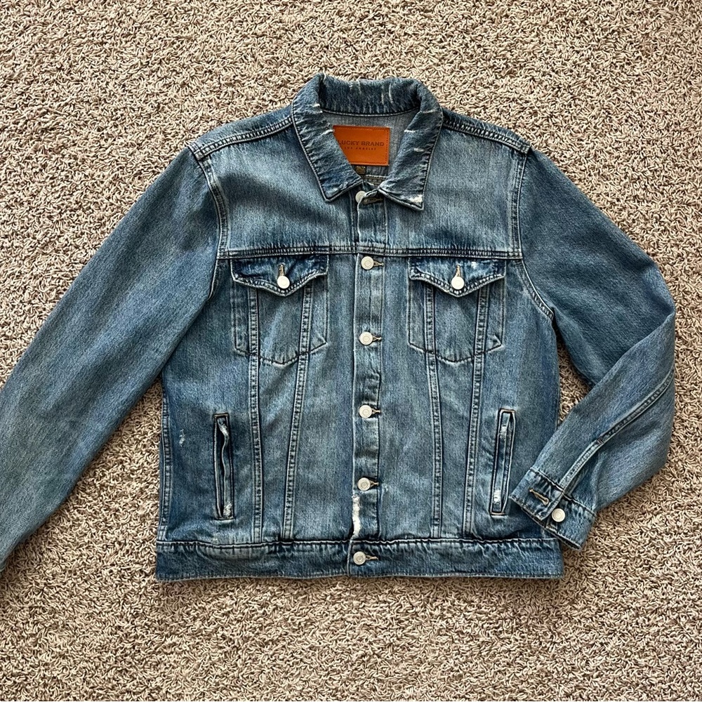 Lucky Brand Tomboy Denim Trucker Jacket